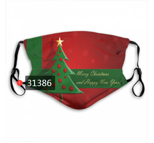 2020 Merry Christmas Dust mask with filter 37